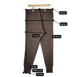 STAMP AND DIARY SD03WAK51 ウール ニット パンツ ブラウン レディース スタンプ アンド ダイアリー【中古】5-1126T∞