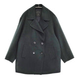 23区 未使用 【滝沢眞規子さん着用】MANTECOPureリバー Pコート サイズ44 定価60500円 ピーコート 24AW グリーン レディース 23区【中古】5-1014T♪