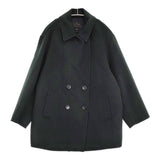 23区 未使用 【滝沢眞規子さん着用】MANTECOPureリバー Pコート サイズ44 定価60500円 ピーコート 24AW グリーン レディース 23区【中古】5-1014T♪