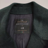 23区 未使用 【滝沢眞規子さん着用】MANTECOPureリバー Pコート サイズ44 定価60500円 ピーコート 24AW グリーン レディース 23区【中古】5-1014T♪