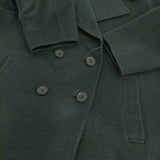 23区 未使用 【滝沢眞規子さん着用】MANTECOPureリバー Pコート サイズ44 定価60500円 ピーコート 24AW グリーン レディース 23区【中古】5-1014T♪