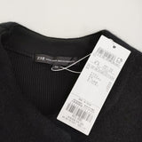 23区 未使用 【CLASSY.11月号掲載/洗える】ラクーンブレンドダブルフェイス ニットカーディガン 44 13G 定価33000円 24AW ブラック レディース 23区【中古】5-1128T♪