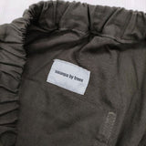 sasanqua by trees AN-126 Shuttle Pants シャトルパンツ 定価18480円 コットンワイド パンツ カーキ レディース サザンカバイツリーズ【中古】6-0214G∞