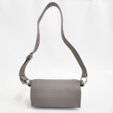 BEARDSLEY レザーボディバッグ ベルト付替え可 定価22000円 BEZ1041612A0001 ショルダーバッグ グレージュ レディース ビアズリー【中古】5-1014G♪