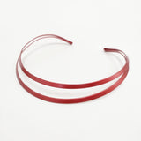 ISSEY MIYAKE ダブルメタルチョーカー チョーカー レッド レディース イッセイミヤケ【中古】5-1112G◎