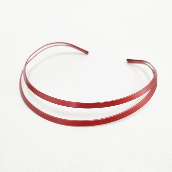 ISSEY MIYAKE ダブルメタルチョーカー チョーカー レッド レディース イッセイミヤケ【中古】5-1112G◎