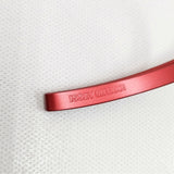 ISSEY MIYAKE ダブルメタルチョーカー チョーカー レッド レディース イッセイミヤケ【中古】5-1112G◎