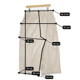 tumugu TB17339 ソフトコーデュロイ ワイド パンツ ベージュ レディース ツムグ【中古】5-1126T∞