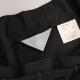 Dulcamara ウール ベルト付き よそいき ロングスカート ブラック レディース ドゥルカマラ【中古】5-1126T∞