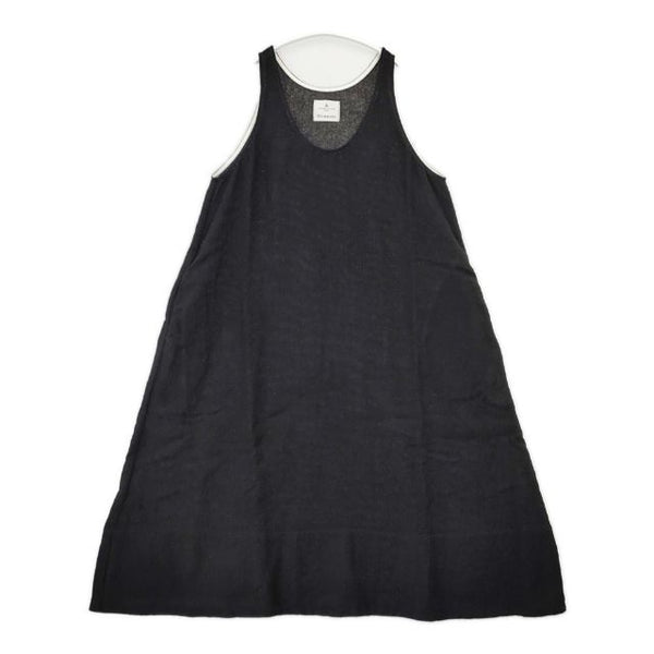 Honnete ウール ポーランド製 ノースリーブ ワンピース ブラック レディース オネット【中古】5-1126T∞