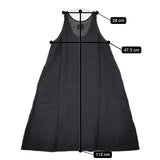 Honnete ウール ポーランド製 ノースリーブ ワンピース ブラック レディース オネット【中古】5-1126T∞