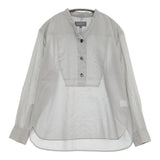 MARGARET HOWELL COTTON VOILE サイズ1 578-4253003 シアー 長袖シャツ 24AW グレー レディース マーガレットハウエル【中古】5-1014M♪