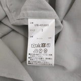 MARGARET HOWELL COTTON VOILE サイズ1 578-4253003 シアー 長袖シャツ 24AW グレー レディース マーガレットハウエル【中古】5-1014M♪