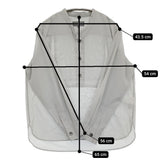 MARGARET HOWELL COTTON VOILE サイズ1 578-4253003 シアー 長袖シャツ 24AW グレー レディース マーガレットハウエル【中古】5-1014M♪