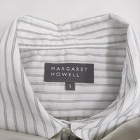 MARGARET HOWELL SOFT COTTON CHAMBRAY 1 定価42900円 ストライプ