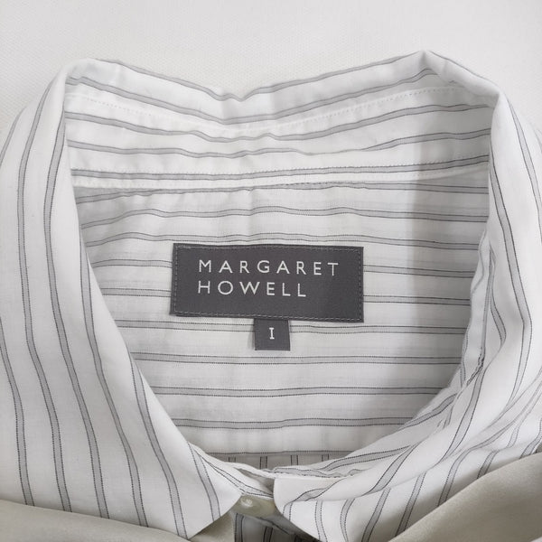 美品 25AW マーガレットハウエル SOFT COTTON CHAMBRAY MARGARET HOWELL SOFT COTTON CHAMBRAY 1 定価42900円 ストライプ