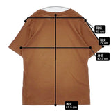 MHL. 596-7266500 コットンリネン 半袖Ｔシャツ カットソー ブラウン メンズ エムエイチエル【中古】6-0507S∞