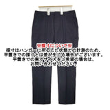MARGARET HOWELL 578-142404 ウールリネン センタープレススラックス パンツ 濃紺 ネイビー レディース マーガレットハウエル【中古】6-0326M∞