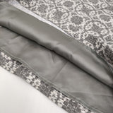 kijinokanosei 花雪ウール シルク混 定価33000円 ロングスカート グレー ホワイト レディース キジノカノウセイ【中古】5-1123T♪