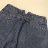 OUTIL PANTALON ARLES 28インチ インディゴ デニムパンツ ネイビー レディース ウティ【中古】6-0205G∞