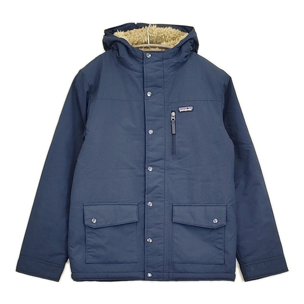 patagonia キッズ インファーノジャケット ボーイズ サイズXL/14 68460 裏ボア ジャケット ネイビー レディース パタゴニア【中古】5-1123T♪