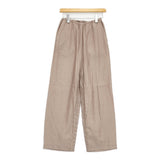 blurhms Ny-Vi-Li Side Seamless Slacks サイズW0 定価40700円 BHS25S011 イージーパンツ 25SS ピンクベージュ レディース ブラームス【中古】5-1022M♪