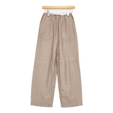 blurhms Ny-Vi-Li Side Seamless Slacks サイズW0 定価40700円 BHS25S011 イージーパンツ 25SS ピンクベージュ レディース ブラームス【中古】5-1022M♪