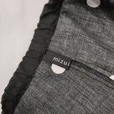 mizuiro-ind ドットイージーパンツ 定価19800円 コットン 日本製 パンツ ブラック レディース ミズイロインド【中古】6-0202G∞