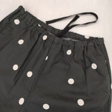 mizuiro-ind ドットイージーパンツ 定価19800円 コットン 日本製 パンツ ブラック レディース ミズイロインド【中古】6-0202G∞