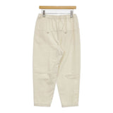 heavenly 未使用品 カツラギフロントタックテーパードパンツ 2223131 コットン パンツ アイボリー レディース ヘブンリー【中古】6-0205G∞