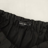 TRAVAIL MANUEL コンパクトチノストレッチ コクーンパンツ 定価15400円 5026-41 パンツ ブラック レディース トラバイユマニュアル【中古】6-0205G∞