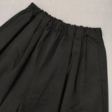 TRAVAIL MANUEL コンパクトチノストレッチ コクーンパンツ 定価15400円 5026-41 パンツ ブラック レディース トラバイユマニュアル【中古】6-0205G∞