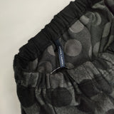 NATURAL LAUNDRY ドットジャガードタックドロースカート 7245C-014 ギャザー ウール混 ロングスカート チャコールグレー ブラック レディース ナチュラルランドリー【中古】5-1111T△