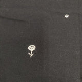 atelier naruse 刺繍 マフラー ストール ネイビー レディース アトリエナルセ【中古】5-1128G◎