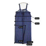 &yarn マイフェイバリットデニムサロペット 滝口和代さん ナチュラン 定価12980円 サロペット 25SS ブルー レディース アンドヤーン【中古】5-1022M♪