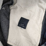 mina perhonen always テーパードデニム ワンウォッシュ 定価35200円 dn4537B コットンリネン デニムパンツ ネイビー レディース ミナペルホネン【中古】6-0202G∞