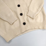 BALLSEY 11-02-15-02466 ウールシルクリリヤーン Vネックカーディガン 定価39600円 カーディガン アイボリー レディース ボールジー【中古】5-1111T△