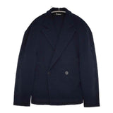 Edition カラミストレッチ ラップフロントジャケット 定価41800円 テーラードジャケット 24SS ネイビー レディース エディション【中古】6-0205M∞