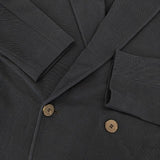 Edition カラミストレッチ ラップフロントジャケット 定価41800円 テーラードジャケット 24SS ネイビー レディース エディション【中古】6-0205M∞