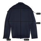 Edition カラミストレッチ ラップフロントジャケット 定価41800円 テーラードジャケット 24SS ネイビー レディース エディション【中古】6-0205M∞