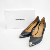 ISABEL MARANT PALOE パンプス サイズ38 定価89100円 パンプス ブラック レディース イザベルマラン【中古】5-1127G◎