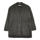Jacques Marceau ウールニット サイズ2 カーディガン グレー レディース ジャック マルソー【中古】5-1123T♪