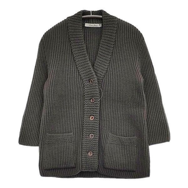 Jacques Marceau ウールニット サイズ2 カーディガン グレー レディース ジャック マルソー【中古】5-1123T♪