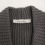 Jacques Marceau ウールニット サイズ2 カーディガン グレー レディース ジャック マルソー【中古】5-1123T♪