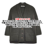 Jacques Marceau ウールニット サイズ2 カーディガン グレー レディース ジャック マルソー【中古】5-1123T♪