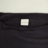 Toujours ボートネック コットンカシミヤスウェットプルオーバー 裏糸カシミヤ スウェット ネイビー レディース トゥジュー【中古】5-1204T∞