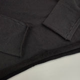 Toujours ボートネック コットンカシミヤスウェットプルオーバー 裏糸カシミヤ スウェット ネイビー レディース トゥジュー【中古】5-1204T∞