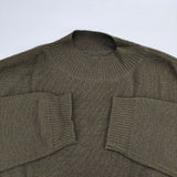 MICA & DEAL une promenade ウール混 ハイネック ニット ワンピース カーキ レディース マイカ＆ディール【中古】5-1204T∞