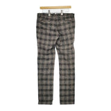 PENCE チェック ツイード トラウザーズ イタリア製 サイズ46 パンツ グレー ベージュ レディース ペンス【中古】5-1204T∞