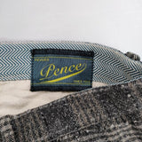 PENCE チェック ツイード トラウザーズ イタリア製 サイズ46 パンツ グレー ベージュ レディース ペンス【中古】5-1204T∞